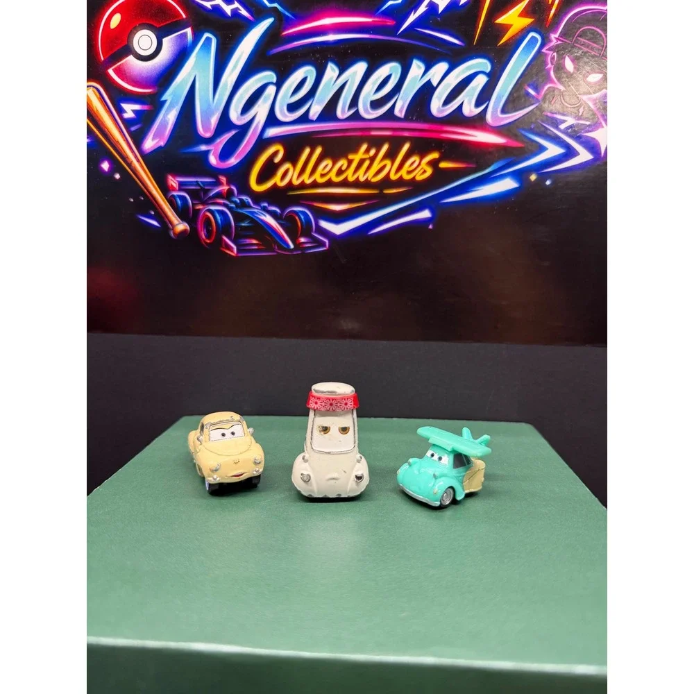 Disney Pixar Cars Diecast Lot Mama Bernoulli Uncle Topolino Bandana Forklift 3pc